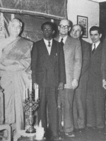 Friedrich Muller (on far right), 1953